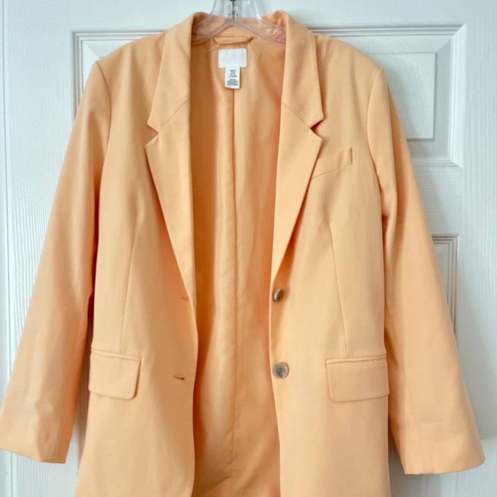 H&M Peach Oversized Blazer